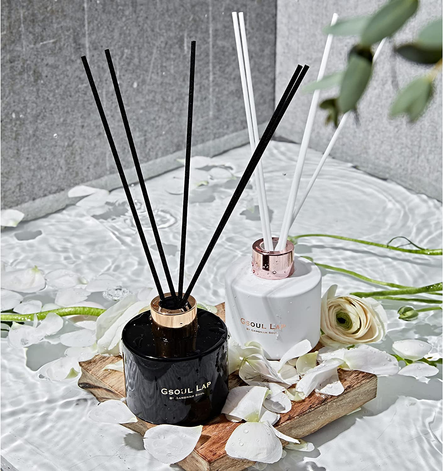 Moroccan Bergamot Reed Diffuser Set/Fragrance Oil Diffuser Reeds/Scent Diffuser/Room Decor, Office Decor, Black Decor/Home Fragrance Products & Gifts